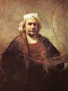 REMBRANDT Harmenszoon van Rijn Portrat of the artist oil